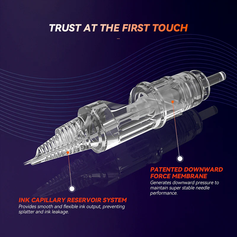 T&T AWE Tattoo Needles Round Shader (20 pcs/box) - Image 2